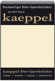 Kaeppel Biber Spannbettlaken Einfarbig Leinen 140x200 cm - 160x200 cm