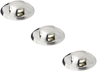 KONSTSMIDE No. 7481-000 Outdoor Mini LED G4 Boden Spot 3er-Erweiterungsset mit Kappe