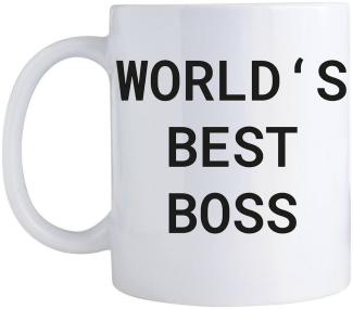 Giftandprint Tasse Best Boss Office Geschenk für den Chef Bürotasse Spruch Chefin, Geschenk für den Chef, Office, Michael Scott, Inkl. Geschenkbox