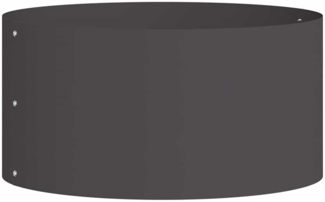 vidaXL Pflanzenring Schwarz 40 x 40 x 20 cm Kaltgewalzter Stahl 873606