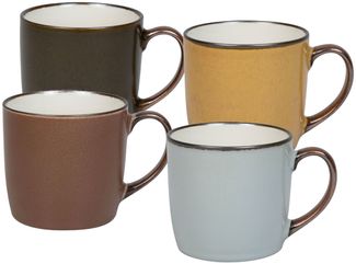 WAECHTERSBACH 4150000016 Becher Set JUST COFFEE 4 Stk. im Geschenkkarton, Bone China