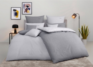s.Oliver Wendebettwäsche Melinda in Gr. 135x200 oder 155x220 cm, Flanell, 2 teilig, Markenbettwäsche mit GRATIS-Zugabe: 2x Kissenhülle, mit Reißverschluss
