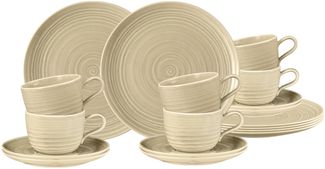 Seltmann Weiden Terra Kaffeeservice 18-teilig sandbeige