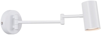 ZMH Innenwandleuchte GU10 - Schlafzimmerlampe Wandstrahler Wandleuchter Modern Wei? Ohne Leuchtmittel