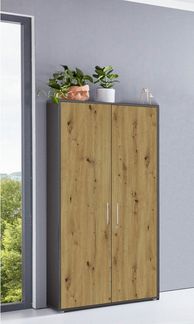 BMG Möbel Aktenschrank Office Edition abschließbar, 5 OH, Fronten Matt, Hochglanz lackiert oder Holzoptik