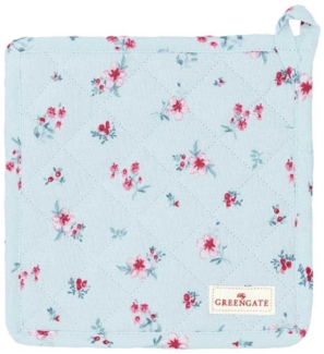 Greengate Topflappen Greengate Topflappen SILA PALE BLUE Blau Blumen 2er Set