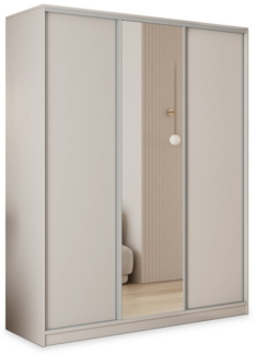 Masseno Schwebetürenschrank TARI Kleiderschrank mit Spiegel und Schubladen Schlafzimmerschrank