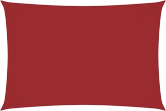 vidaXL Sonnensegel Oxford-Gewebe Rechteckig 3x6 m Rot 135653