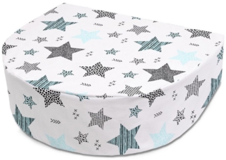 Amilian Sitzkissen Keilkissen - Rückenstützkissen - Beinkissen - Sitzerhöhung, Bezug 100% Baumwolle