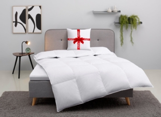 my home Daunenbettdecke Cavanelle, Bettdecke in 135x200 cm & 155x220 cm, Füllung: 80% Daunen & 20% Federn, Bezug: 100% Baumwolle, Bettdecken, Sommer, Winter, Decke, Made in Germany, Downpass