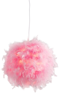 Hängeleuchte Wohnzimmer Feder Kinderzimmerlampe Mädchen Hängelampe 30cm 30110121