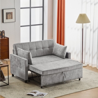 Ulife Schlafsofa mit Schlaffunktion,Tagesbett mit verstellbarer Rückenlehne, 1 Teile, mit ausziehbarer Liegefache