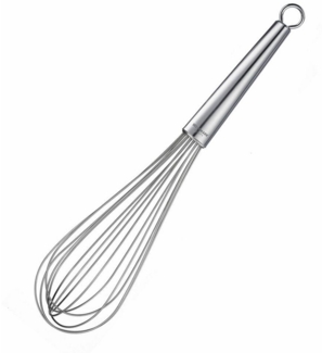 WESTMARK Schneebesen Länge: 30 cm, ø 7 cm, Rostfreier Edelstahl, Glory, Silber