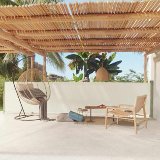 vidaXL Seitenmarkise Ausziehbar 117x600 cm Creme 317947
