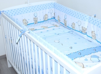 Primawela Bettnestchen Nestchen 360 cm Bettumrandung Baby Bett Kinder Nest Kopfumrandung
