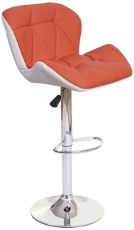 MCW Barhocker MCW-A92, Stufenlos höhenverstellbar, Polsterbezug mit Ziernaht