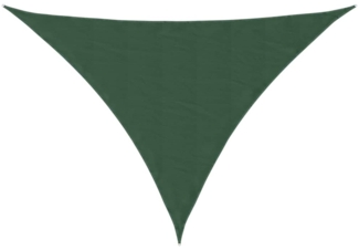 vidaXL Sonnensegel Oxford-Gewebe Dreieckig 4x5x6,4 m Dunkelgrün 135514