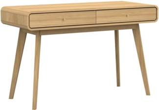 loft24 Schreibtisch Caitlin, 2 Schubladen Büro-/Computertisch, Farbvarianten, Breite 120 cm