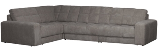 Ecksofa Date mit Cordbezug Links, Terrazzo