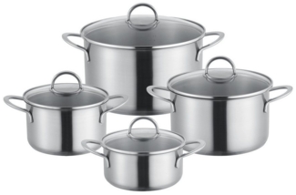 Berndes Topf-Set Berndes 4-teiliges Topfset Roma, Edelstahl