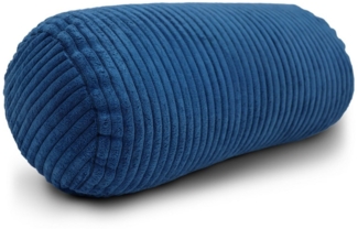 Amilian Nackenrolle mit Bezug 15 x 40 cm - Kissenrolle - mit Nackenrollenbezug - Bettrolle, Kopfstütze, Nackenstütze mit Bezug, ideal als Dekokissen, Sofakissen, Kissen, Kissenrolle, Lagerungskissen, Schlafkissen und für Reisen