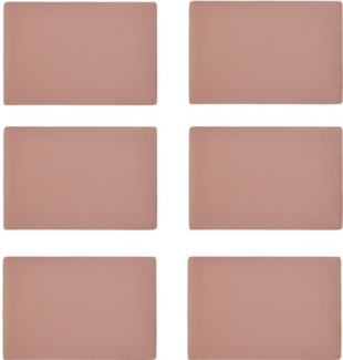 Zeller Present Platzset, (Set, 6-St), Kunstleder, metallic, 30x45 cm