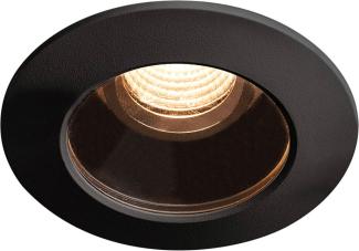 SLV VARU DL, LED Outdoor Deckeneinbauleuchte, schwarz, IP20/65, 2700K - Einbauleuchten (Outdoor)