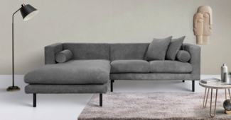 Guido Maria Kretschmer Home&Living Ecksofa Lillibeth L-Form Designsofa, Maße B/T/H: 240/173/83 cm, Zierkissen als Wendekissen, in Samtoptik oder Cord
