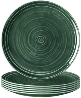 Seltmann Weiden Terra Brotteller ø 17,7 cm moosgrün 6er Set