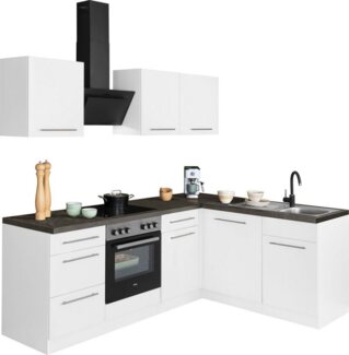wiho Küchen Winkelküche Unna, mit E-Geräten, Stellbreite 220x170 cm