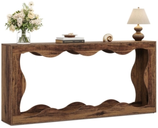 Tribesigns Konsolentisch 160cm Langer Eingangstisch, Sofa-Konsolentisch, schmaler Konsolentisch