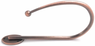 DécoProfi Raffhalter 1 Stück Raffbügel / Raffhalter für Gardinen, Zum Raffen von Gardinen und Vorhängen, (Packung, 1-tlg, inkl. Schrauben und Dübel), zum Raffen von Vorhänge