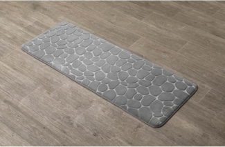 LikeKa Badematte Badezimmerteppich Badteppich weich Badvorleger 45x120 cm