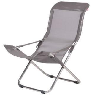 Sessel Fiesta aus Aluminium, Taupe