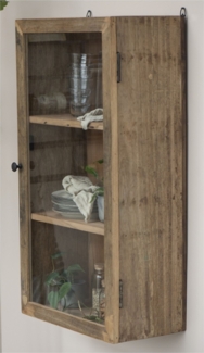 Wandschrank Hängeschrank Wandregal Holz Glastür 50x90cm Unika Ib Laursen 2139-00