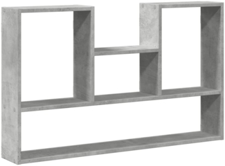 vidaXL Wandregal Betongrau 99x15x60 cm Holzwerkstoff 853239