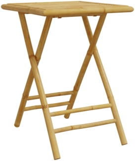 vidaXL Gartentisch Klappbar 55x55x75 cm Bambus 365878