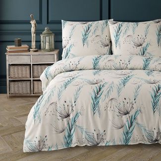 Buymax Bettwäsche Ceila, Baumwollmischung, 2 teilig, Bettbezug-Set 155x220 cm Reißverschluss, 80% Baumwolle, 20% Polyester