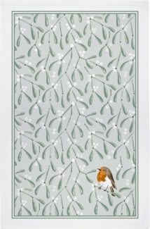 Ulster Weavers Geschirrtuch Mistletoe & Robin, (1-tlg, 1-teilig), Küchentuch recycelte Baumwolle 48x74 cm