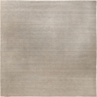 Morgenland Gabbeh Teppich - Loribaft Softy quadratisch - 250 x 250 cm - silber