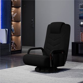 Yaheetech Gaming-Stuhl Bodenstuhl 360° Drehbar, Verstellbare Relaxstuhl Meditationsstuhl 360° Floor Chair Sitzsessel