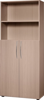 Regal 4770 5 OH, 3 OH Türen unten BM Nussbaum / Nussbaum