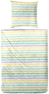 Vario Bettwäsche Baumwolle Seer Streifen bunt 135 x 200 cm