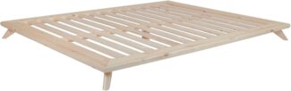 Massivholzbett Bett SENZA 140 x 200 Futonbett Gestell Kiefer natur