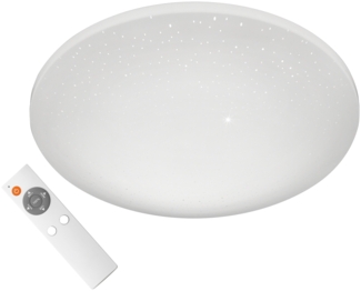 LED Deckenleuchte, Sparkle Dekor, dimmbar, CCT, 38 cm, LUKIDA