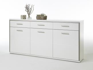 Sideboard Trento | weiß Hochglanz