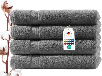 Carpe Sonno Handtuch Set 50x100 cm 100% Baumwolle Handtücher Set 500 g/m2 Frottier Handtuchset, Frottier (Spar-Set, 4-St), Extra Soft & Weich, Saugfähig, Schwer, Atmungsaktiv, schnell trocknend