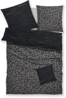 TOM TAILOR HOME Bettwäsche Ellja, Renforcé, 3 teilig, in Gr. 135x200 oder 155x220 cm, 100% Baumwolle, Leo Design