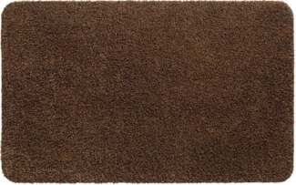 matches21 HOME & HOBBY Fußmatte Schmutzfangmatte für innen braun meliert in 40x60 cm, rechteckig, Höhe: 6 mm, Saugstarke Sauberlaufmatte als waschbarer Türmatte Fussabtreter