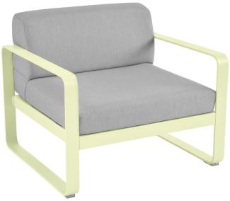 Bellevie Lounge-Sessel Outdoor A6 Zitronensorbet 79 Flanellgrau